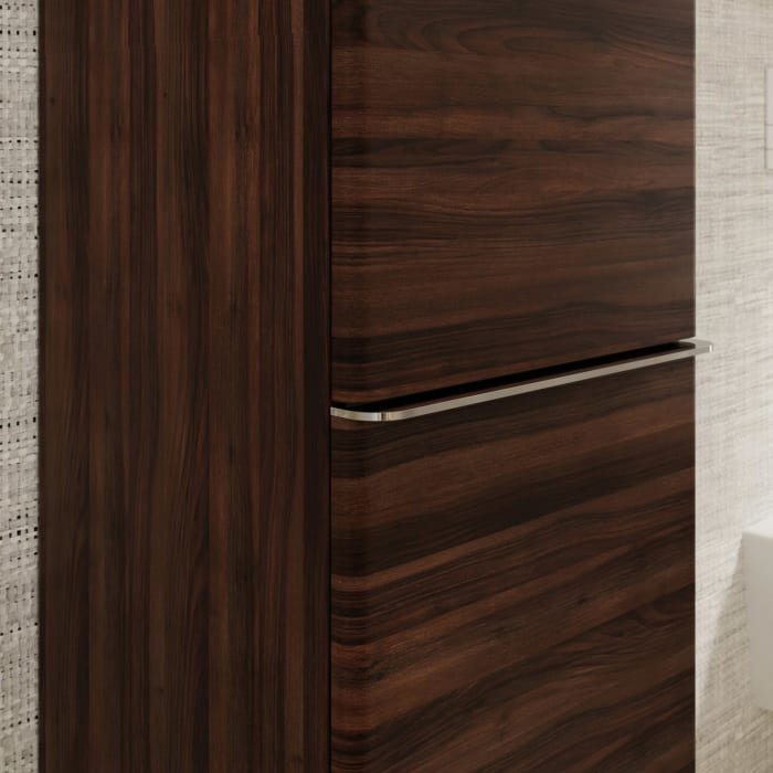 hansgrohe Xelu Q Hochschrank 40 x 165 cm, 2 Türen mit Anschlag rechts, Griff chrom