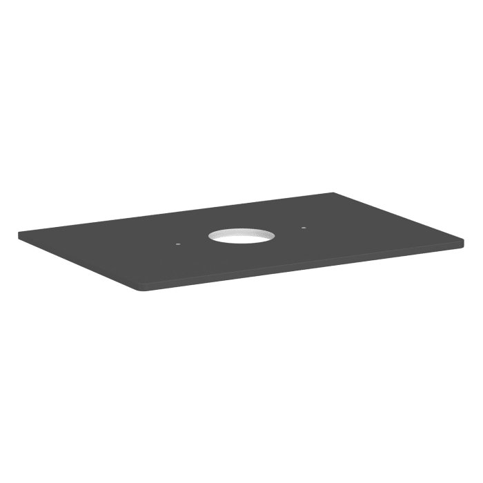 hansgrohe Xelu Q Konsole mit Ausschnitt mittig 78 x 55 cm, für Aufsatzwaschtisch ohne Hahnloch