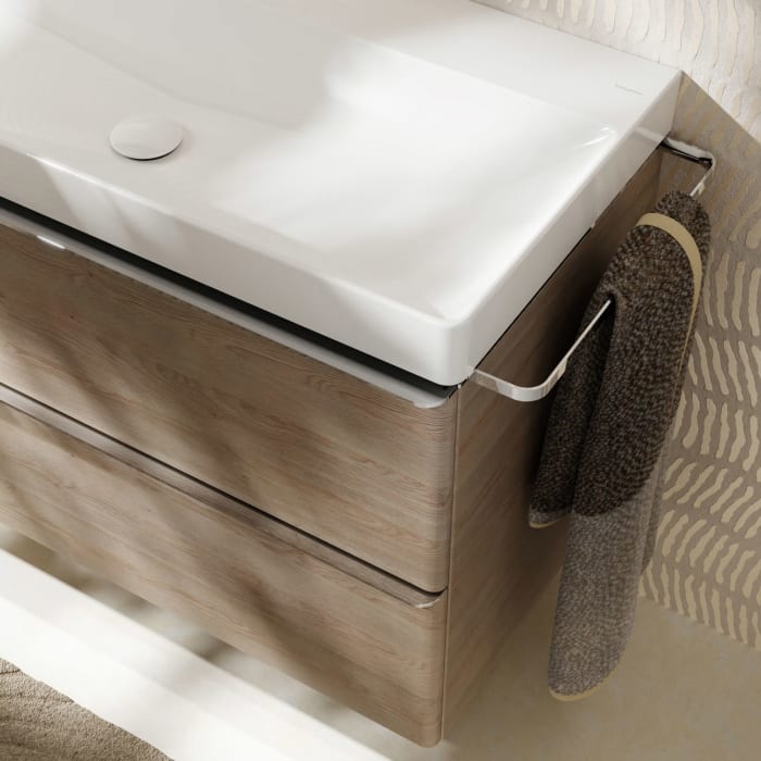 hansgrohe Xelu Q Waschtischunterschrank 58 x 60,5 cm, 2 Schubkästen, Griff chrom