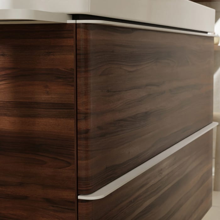 hansgrohe Xelu Q Waschtischunterschrank 78 x 60,5 cm, 2 Schubkästen, Griff mattweiß