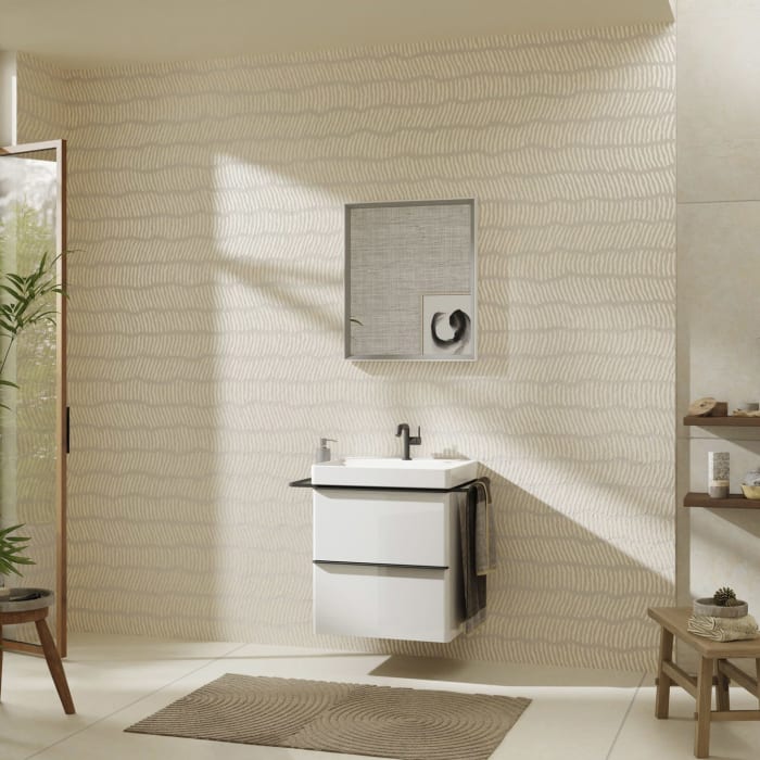hansgrohe Xelu Q Waschtischunterschrank 58 x 60,5 cm, 2 Schubkästen, Griff mattschwarz