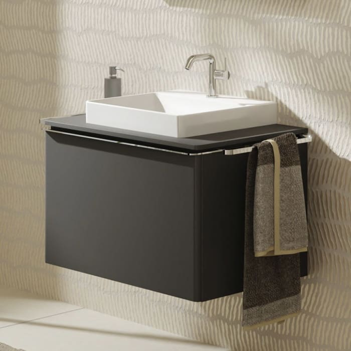 hansgrohe Xelu Q Waschtischunterschrank für Konsole 78 x 48,5 cm, 1 Schubkasten, Griff chrom