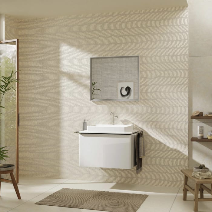 hansgrohe Xelu Q Waschtischunterschrank für Konsole 78 x 48,5 cm, 1 Schubkasten, Griff chrom