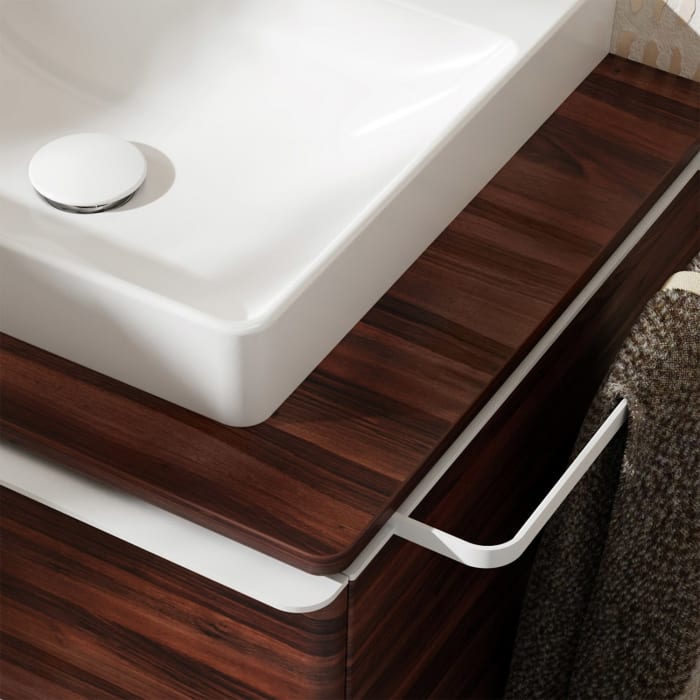 hansgrohe Xelu Q Waschtischunterschrank für Konsole 118 x 48,5 cm, 1 Schubkasten, Griff mattweiß