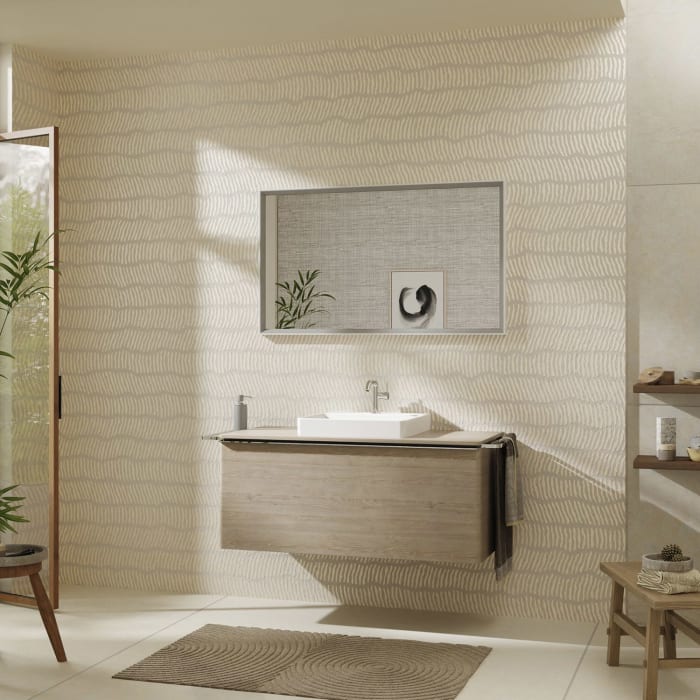 hansgrohe Xelu Q Waschtischunterschrank für Konsole 118 x 48,5 cm, 1 Schubkasten, Griff chrom