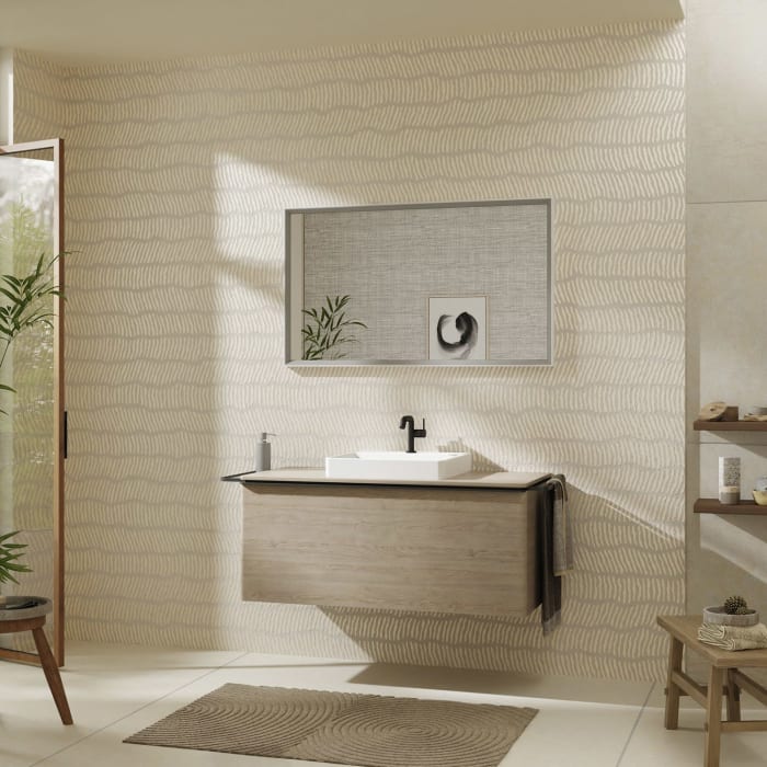 hansgrohe Xelu Q Waschtischunterschrank für Konsole 118 x 48,5 cm, 1 Schubkasten, Griff mattschwarz