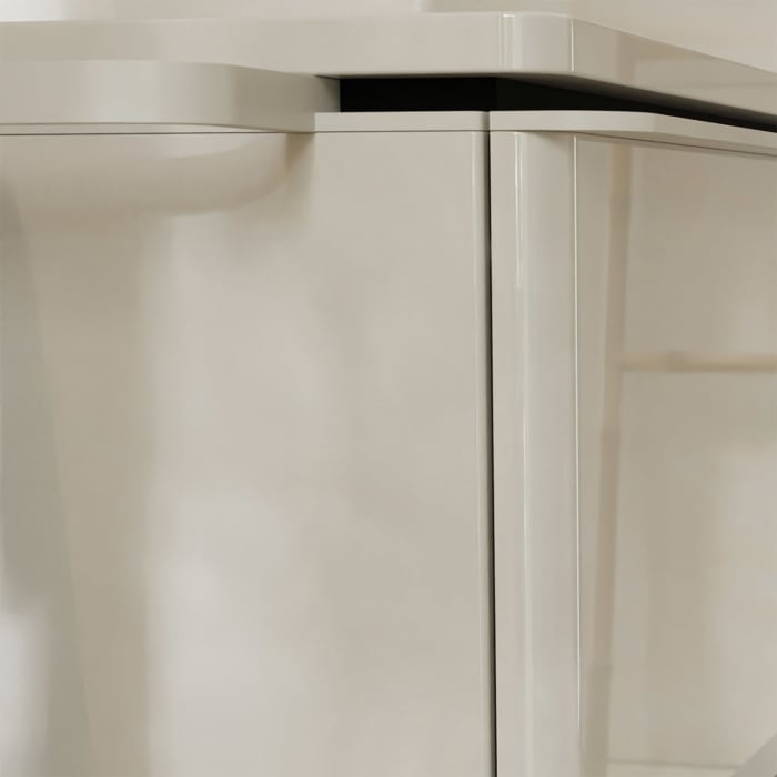 hansgrohe Xelu Q Waschtischunterschrank für Konsole 136 x 48,5 cm, 2 Schubkästen, Griff mattweiß