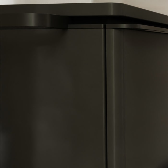 hansgrohe Xelu Q Waschtischunterschrank für Konsole 136 x 48,5 cm, 2 Schubkästen, Griff mattschwarz