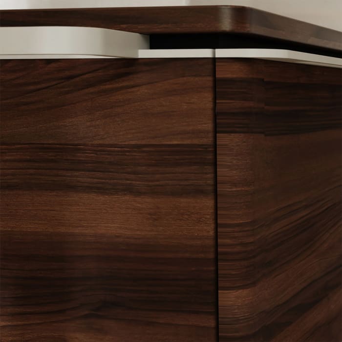 hansgrohe Xelu Q Waschtischunterschrank für Konsole 136 x 48,5 cm, 2 Schubkästen, Griff mattweiß