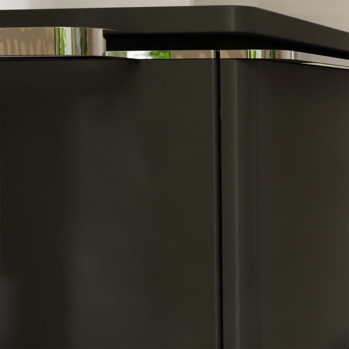 hansgrohe Xelu Q Waschtischunterschrank für Konsole 156 x 48,5 cm, 2 Schubkästen, Griff chrom