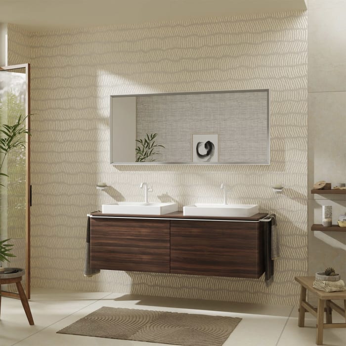 hansgrohe Xelu Q Waschtischunterschrank für Konsole 156 x 48,5 cm, 2 Schubkästen, Griff mattweiß