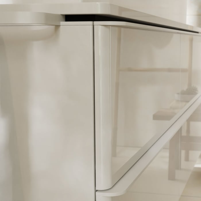 hansgrohe Xelu Q Waschtischunterschrank für Konsole 156 x 48,5 cm, 4 Schubkästen, Griff mattweiß