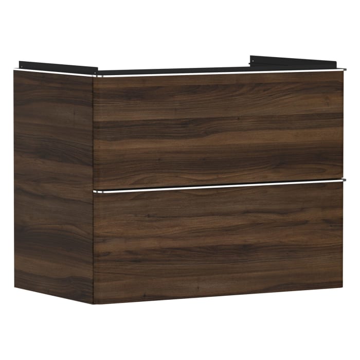 hansgrohe Xelu Q Waschtischunterschrank 78 x 60,5 cm, 2 Schubkästen, Griff chrom