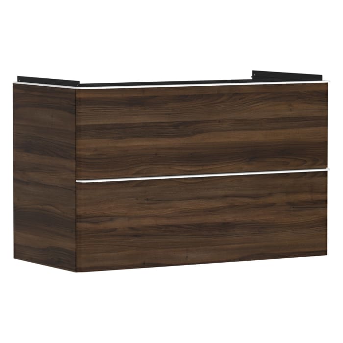 hansgrohe Xelu Q Waschtischunterschrank 98 x 60,5 cm, 2 Schubkästen, Griff mattweiß