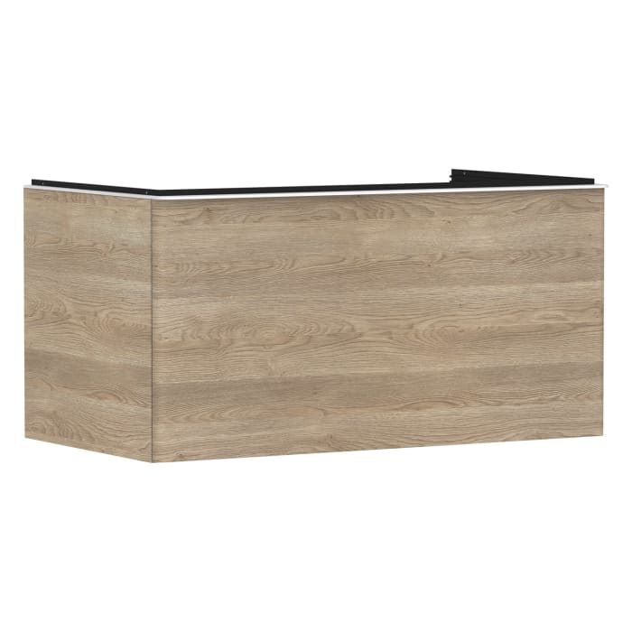 hansgrohe Xelu Q Waschtischunterschrank für Konsole 98 x 48,5 cm, 1 Schubkasten, Griff mattweiß