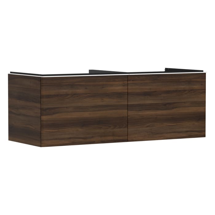 hansgrohe Xelu Q Waschtischunterschrank für Konsole 136 x 48,5 cm, 2 Schubkästen, Griff mattweiß