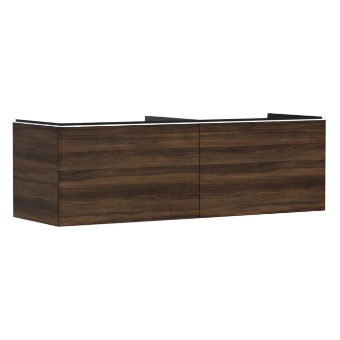 hansgrohe Xelu Q Waschtischunterschrank für Konsole 156 x 48,5 cm, 2 Schubkästen, Griff mattweiß