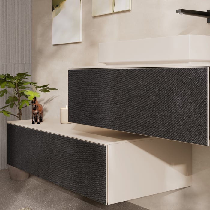 hansgrohe Xevolos E Sideboard 118 x 28,5 cm mit 1 Schubkasten und Abdeckplatte