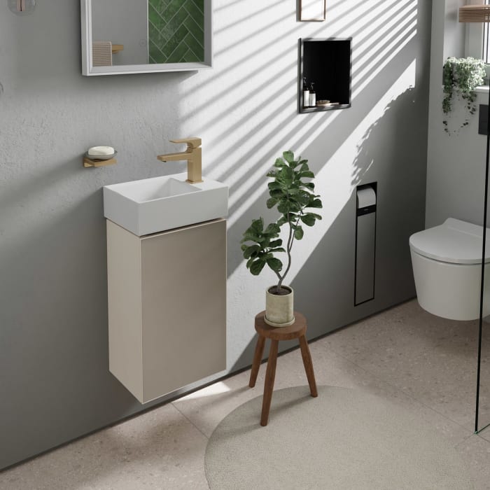 hansgrohe Xevolos E Waschtischunterschrank 34 x 24,5 cm, 1 Tür Anschlag rechts