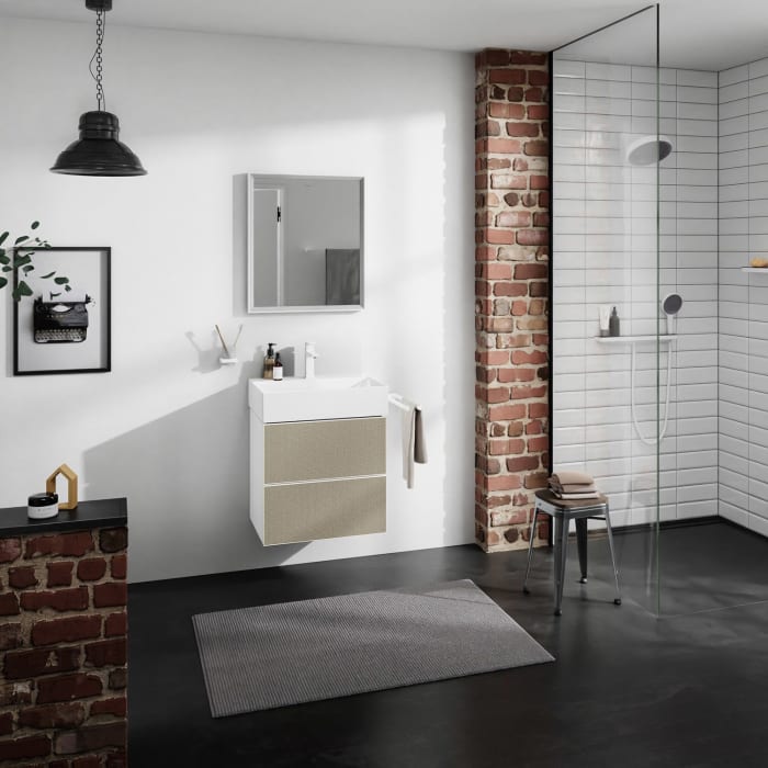 hansgrohe Xevolos E Waschtischunterschrank 58 x 47,5 cm mit 2 Schubkästen
