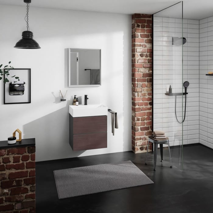 hansgrohe Xevolos E Waschtischunterschrank 58 x 47,5 cm mit 2 Schubkästen