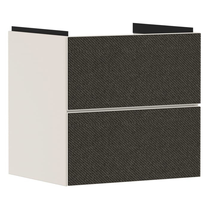 hansgrohe Xevolos E Waschtischunterschrank 58 x 57,5 cm mit 2 Schubkästen
