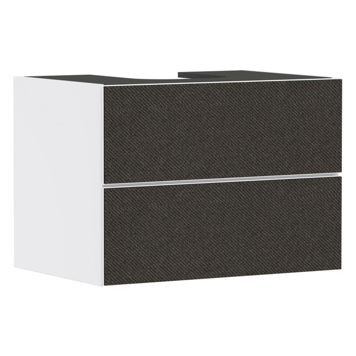 hansgrohe Xevolos E Waschtischunterschrank 78 x 55,5 cm mit 2 Schubkästen für Konsole und Aufsatzwaschtisch