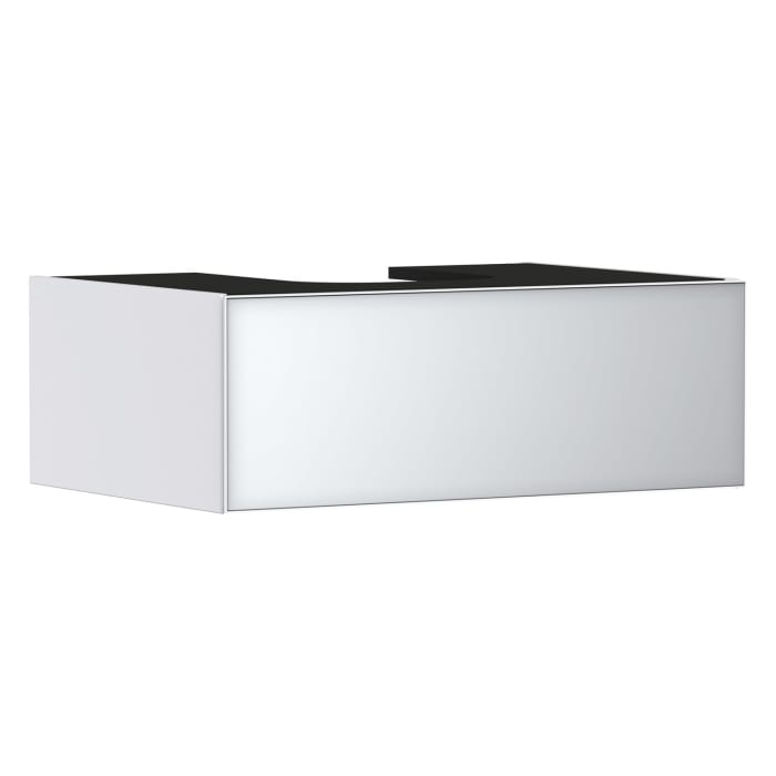 hansgrohe Xevolos E Waschtischunterschrank 78 x 27,5 cm mit 1 Schubkasten für Konsole mit Ausschnitt mittig für Aufsatzwaschtisch