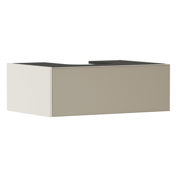 hansgrohe Xevolos E Waschtischunterschrank 78 x 28,5 cm mit 1 Schubkasten für Konsole mit Ausschnitt mittig für Aufsatzwaschtisch
