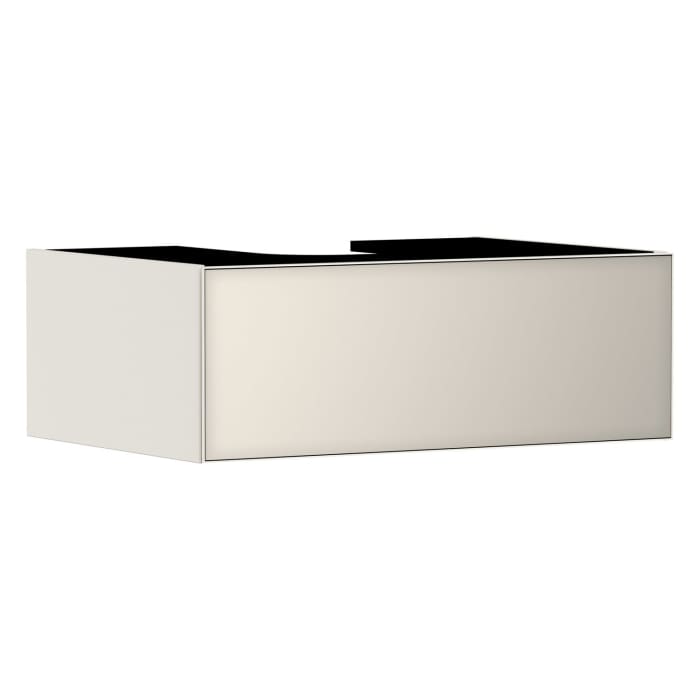 hansgrohe Xevolos E Waschtischunterschrank 78 x 28,5 cm mit 1 Schubkasten für Konsole mit Ausschnitt mittig für Aufsatzwaschtisch