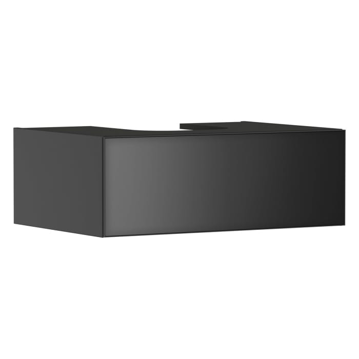 hansgrohe Xevolos E Waschtischunterschrank 78 x 28,5 cm mit 1 Schubkasten für Konsole mit Ausschnitt mittig für Aufsatzwaschtisch