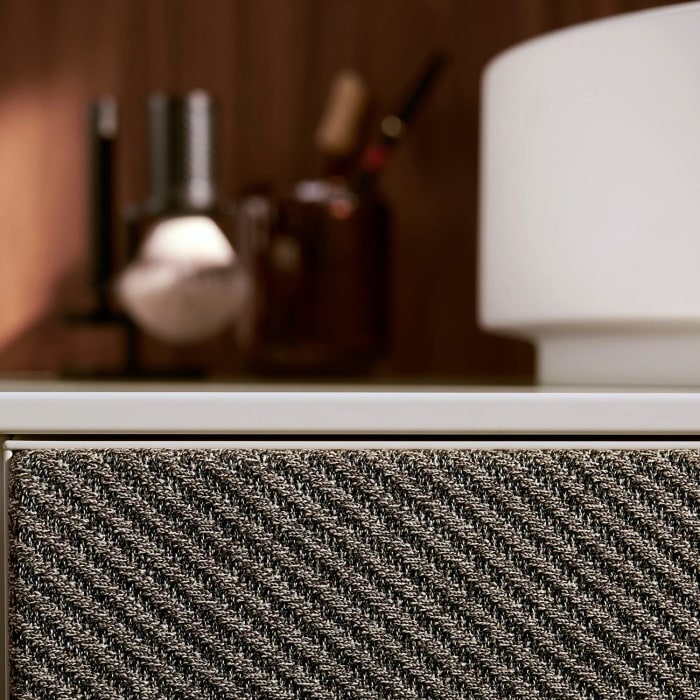 hansgrohe Xevolos E Waschtischunterschrank 78 x 55,5 cm mit 2 Schubkästen für Konsole mit Ausschnitt mittig für Aufsatzwaschtisch