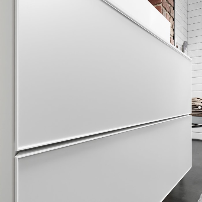 hansgrohe Xevolos E Waschtischunterschrank 98 x 55 cm mit 2 Schubkästen für Konsolen und Aufsatzwaschtisch