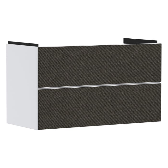 hansgrohe Xevolos E Waschtischunterschrank 98 x 57,5 cm mit 2 Schubkästen