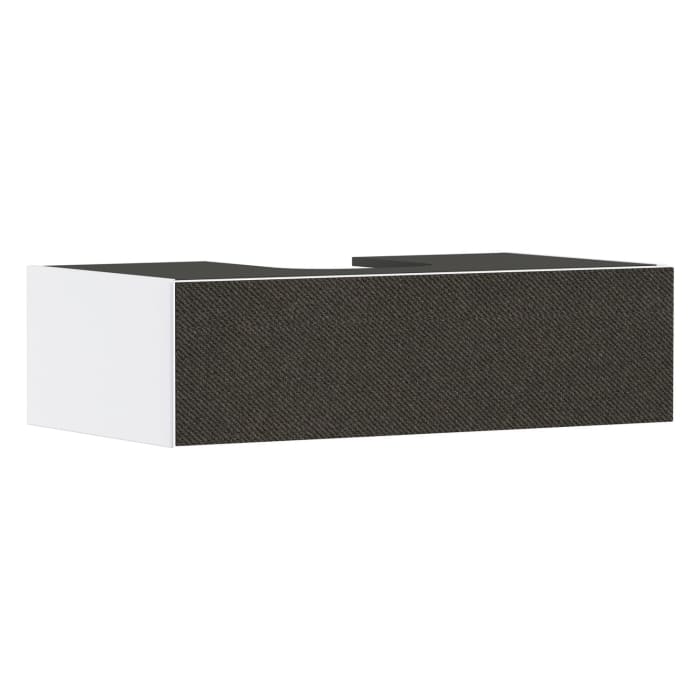 hansgrohe Xevolos E Waschtischunterschrank 98 x 27,5 cm mit 1 Schubkasten für Konsole mit Ausschnitt mittig für Aufsatzwaschtisch