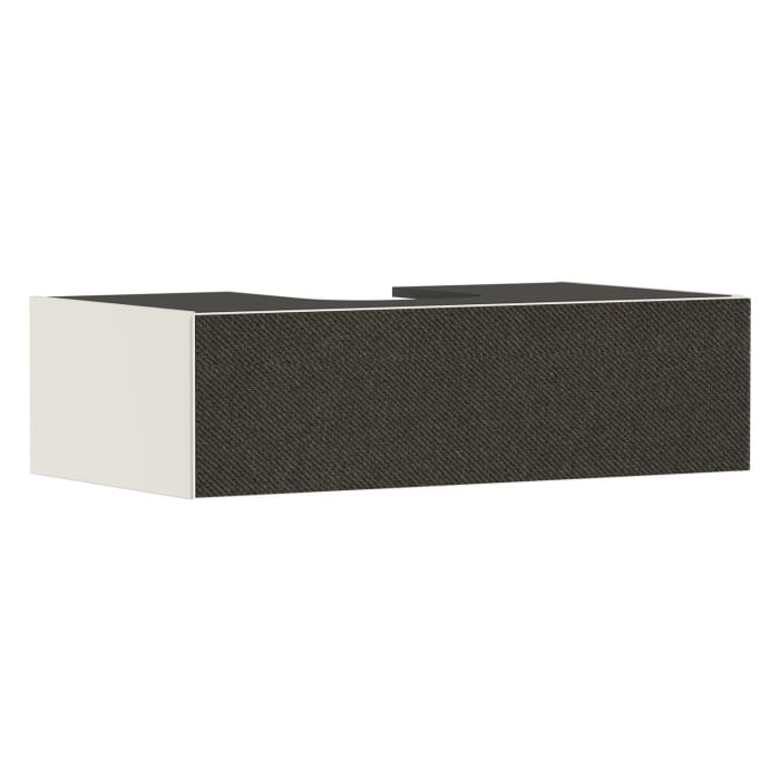 hansgrohe Xevolos E Waschtischunterschrank 98 x 27,5 cm mit 1 Schubkasten für Konsole mit Ausschnitt mittig für Aufsatzwaschtisch