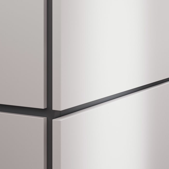 hansgrohe Xilesa E Waschtischunterschrank 118 cm mit 2 Auszügen und Push Open Funktion für Konsole mit Ausschnitt mittig