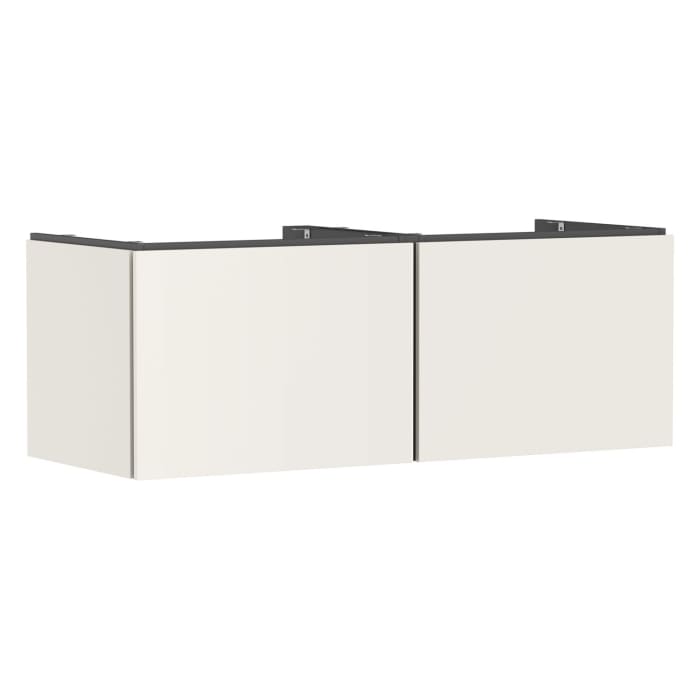 hansgrohe Xilesa E Waschtischunterschrank 137,5 cm mit 2 Auszügen für Konsole mit Ausschnitt