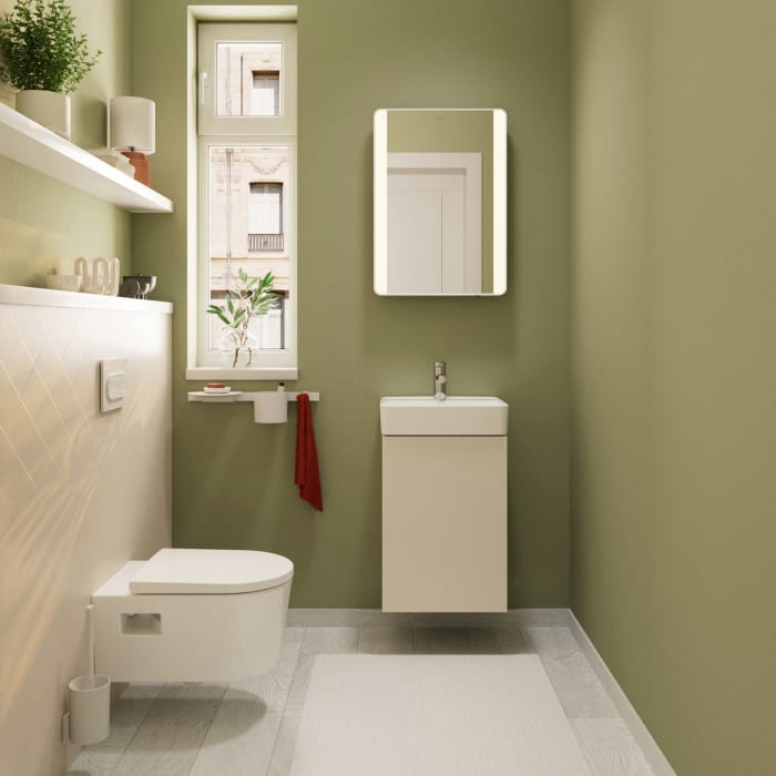 hansgrohe Xilesa E Waschtischunterschrank 43 cm mit 1 Tür, Türanschlag rechts