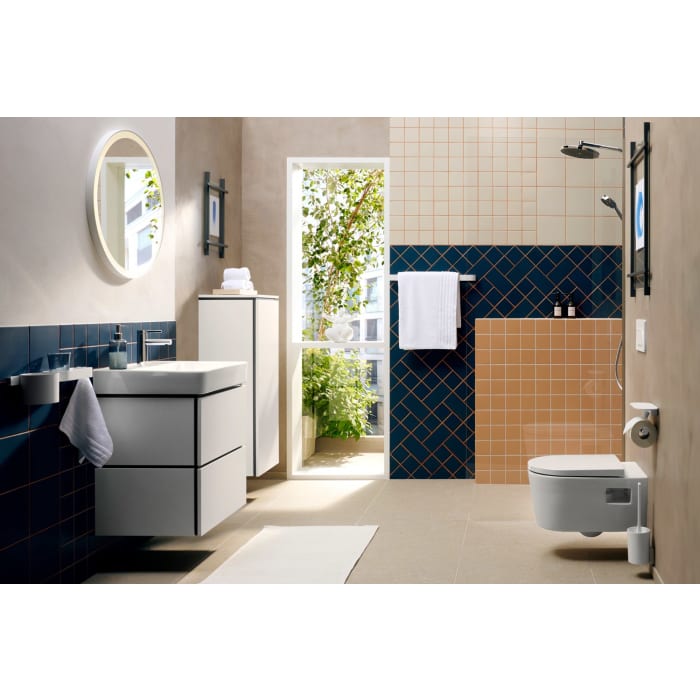 hansgrohe Xilesa E Waschtischunterschrank 58 cm mit 2 Auszügen und Push Open Funktion