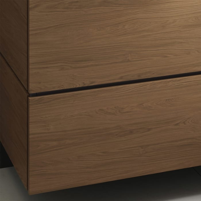 hansgrohe Xilesa E Waschtischunterschrank 63 cm mit 2 Auszügen und Push Open Funktion