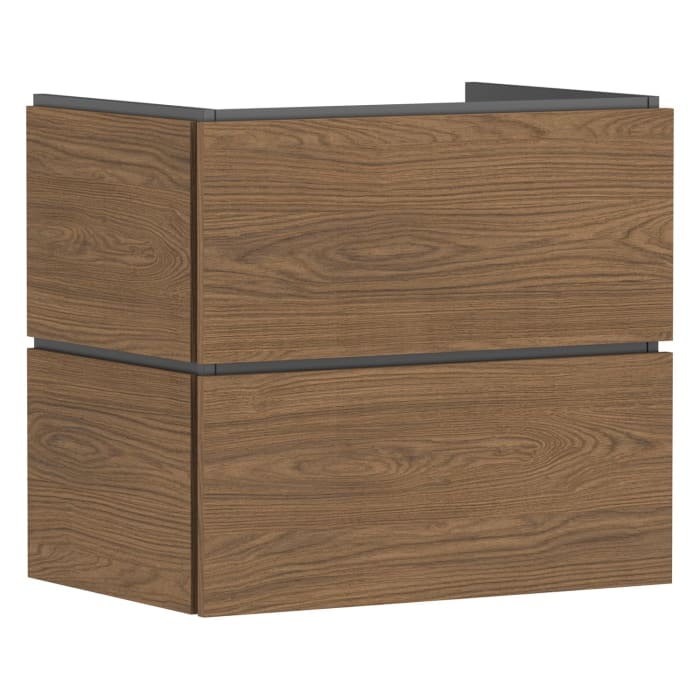 hansgrohe Xilesa E Waschtischunterschrank 68 cm mit 2 Auszügen und Push Open Funktion