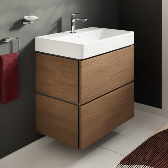 hansgrohe Xilesa E Waschtischunterschrank 68 cm mit 2 Auszügen und Push Open Funktion