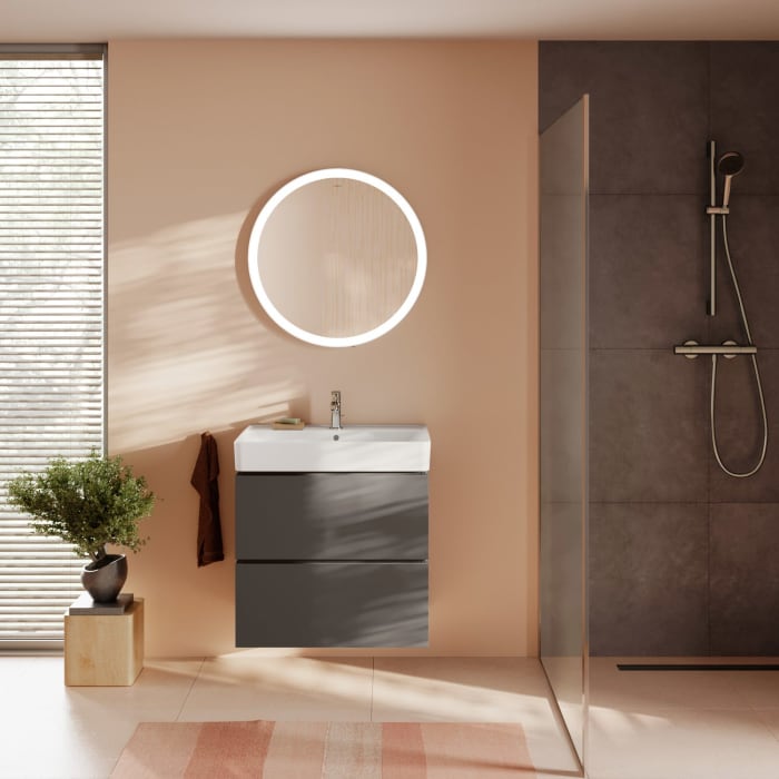 hansgrohe Xilesa E Waschtischunterschrank 68 cm mit 2 Auszügen