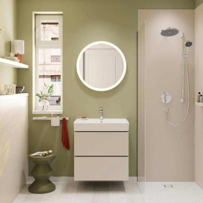 hansgrohe Xilesa E Waschtischunterschrank 68 cm mit 2 Auszügen