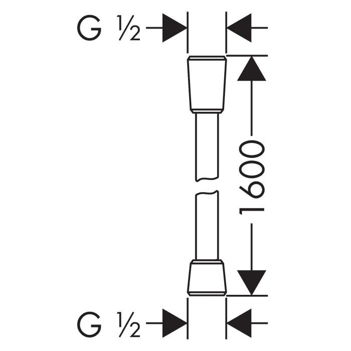 hansgrohe Isiflex Brauseschlauch 160 cm
