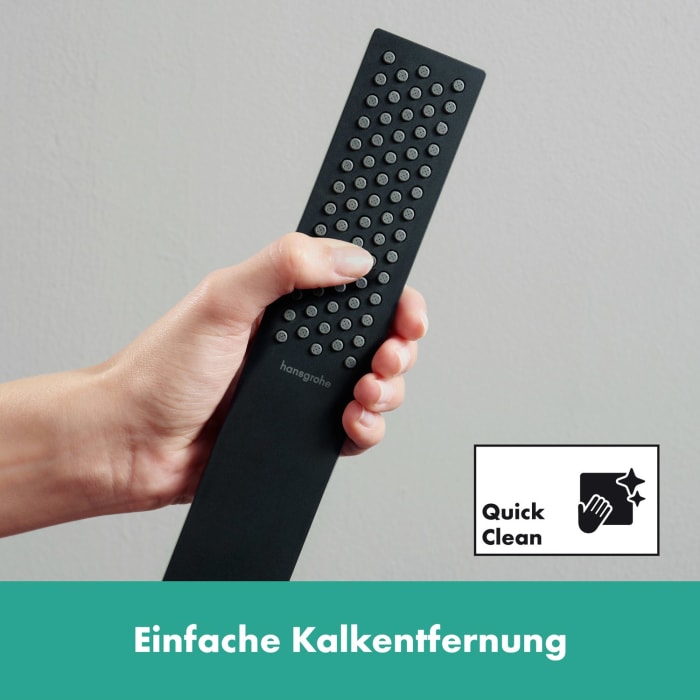 hansgrohe Pulsify E Brauseset 100 1 Strahlart mit Duschstange 65 cm, EcoSmart