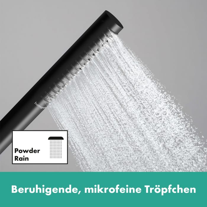 hansgrohe Pulsify S Duschset 100 1 Strahlart mit Duschstange 65 cm, EcoSmart