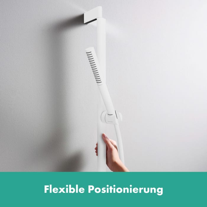 hansgrohe Pulsify S Duschset 100 1 Strahlart mit Duschstange 90 cm, EcoSmart