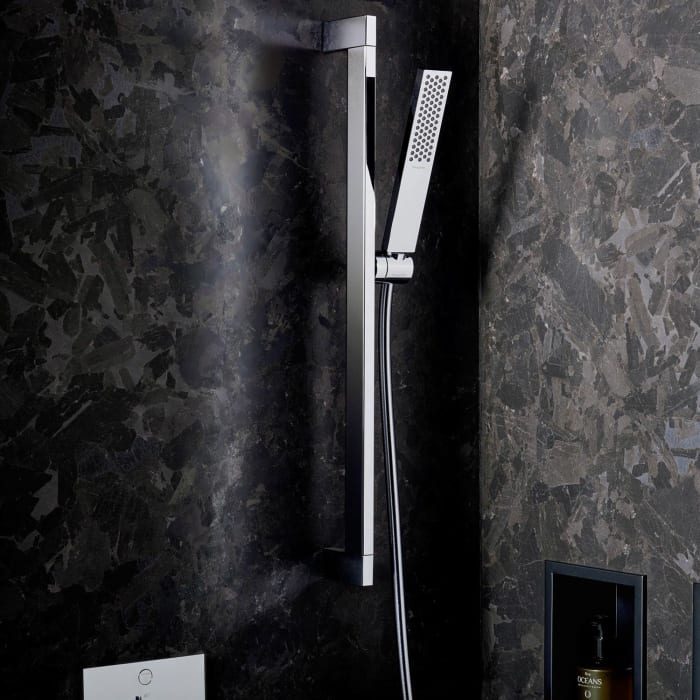 hansgrohe Unica E Brausestange 65 cm mit Brausehalter und Brauselauch 160 cm